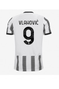 Juventus Dusan Vlahovic #9 Fotballdrakt Hjemme Klær 2022-23 Korte ermer